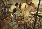 James Tissot The Gallery of HMS Calcutta Spain oil painting reproduction